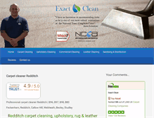 Tablet Screenshot of exactclean.co.uk